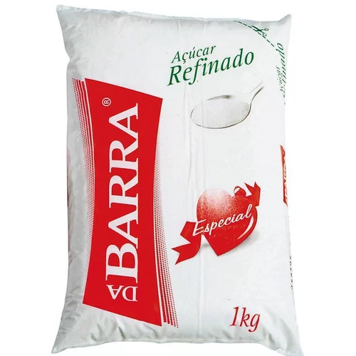 ACUCAR REFINADO DA BARRA 1KG.