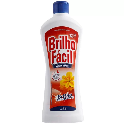 CERA BRILHO FACIL VERMELHA 750