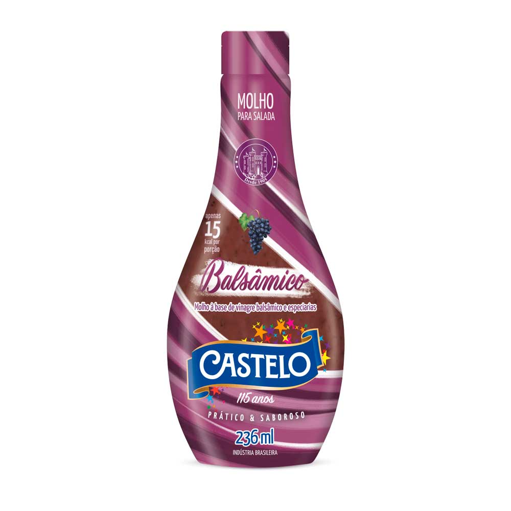 MOLHO SALADA CASTELO BALSAMICO 236ML