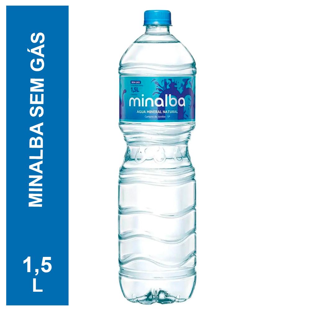 AGUA MINERAL S/GAS GRF PET 1,5L MINALBA