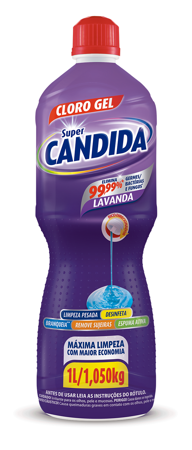 CLORO GEL SUPER CANDIDA LAVANDA 1L