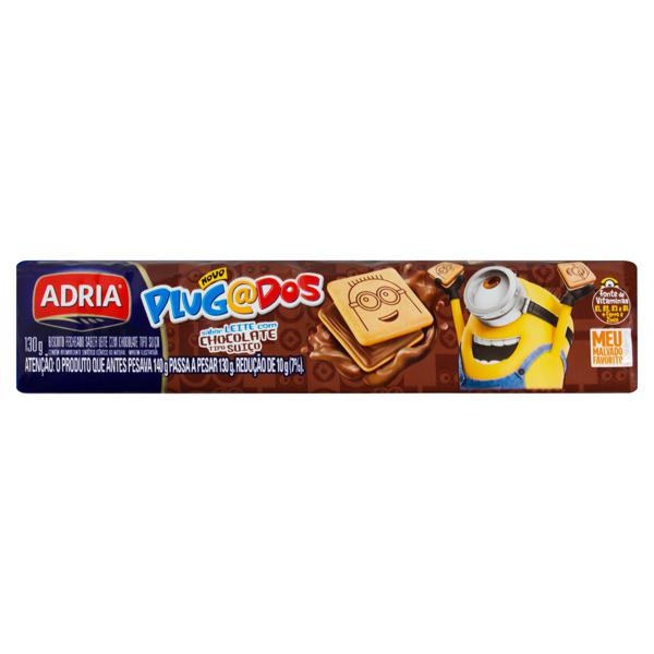 ADRIA PLUGADOS QUADRADO CHOCOLATE 130G