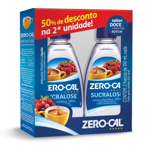 ADOC ZERO CAL SUCRALOSE PROMO COM 2 UN 100ML