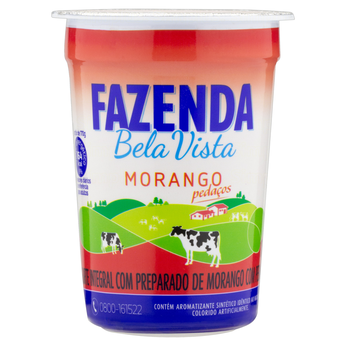 IOGURTE MORANGO COPO 170G