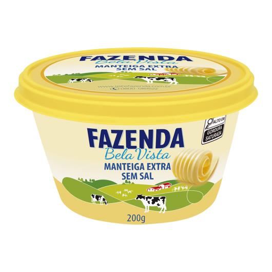MANTEIGA EXTRA SEM SAL 200G