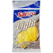 LUVA SANRO LIGHT AMARELA FORRADA M