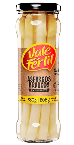 ASPARGO BRANCO VALE FERTIL CONSERVA 205G