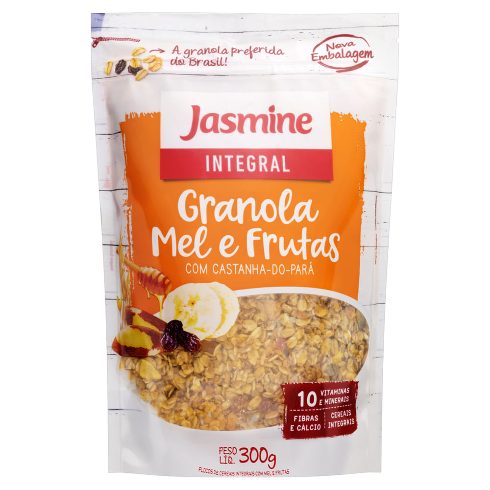 GRANOLA INTEGRAL MEL E FRUTAS 300G