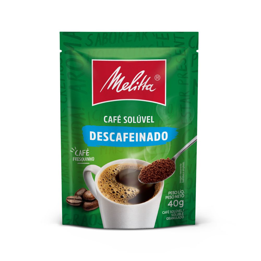 CAFE MELITTA SOLUVEL DESCAFEINADO 40G