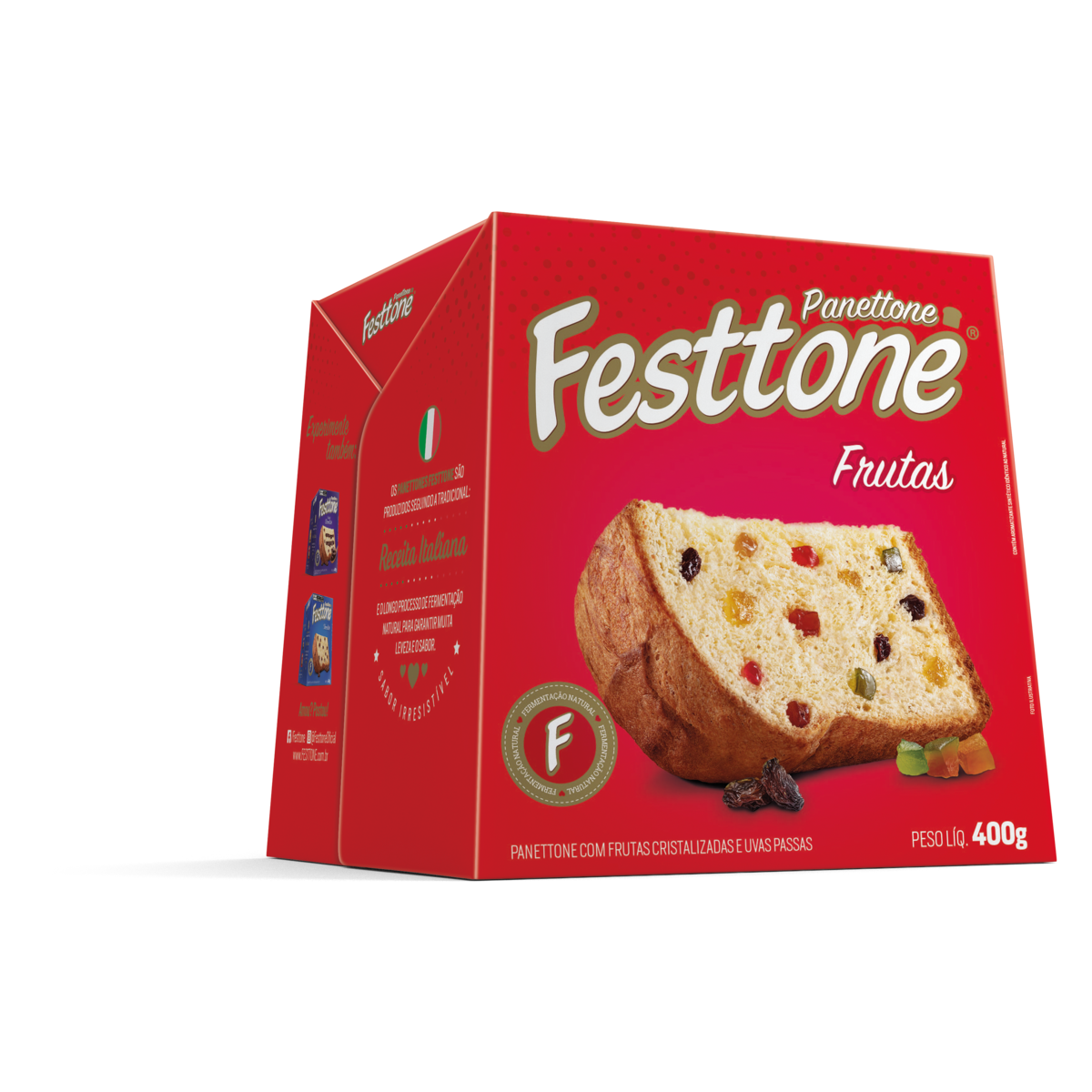 PANETTONE FESTTONE FRUTAS 400G