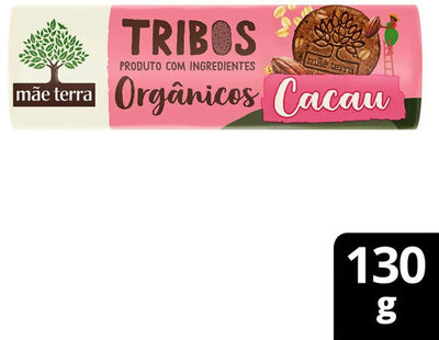TRIBOS BISCOITO ORGANICO INTEGRAL CACAU 130G