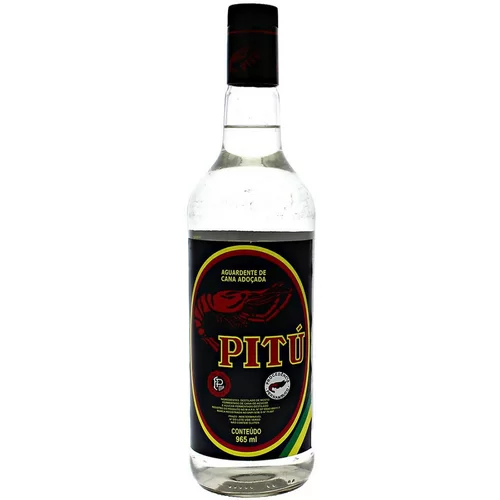 PITU AGUARDENTE GARRAFA VIDRO