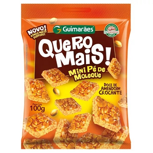 QUERO MAIS MINI PE MOLEQUE 100G GUIMARAES