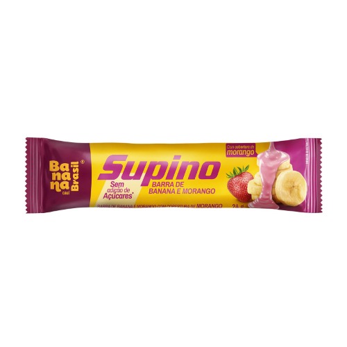 BARRA DE FRUTAS SUPINO ZERO MORANGO 24G