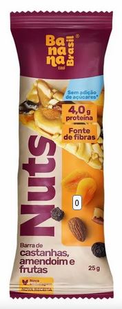 BARRA NUTS E FRUTAS 25G