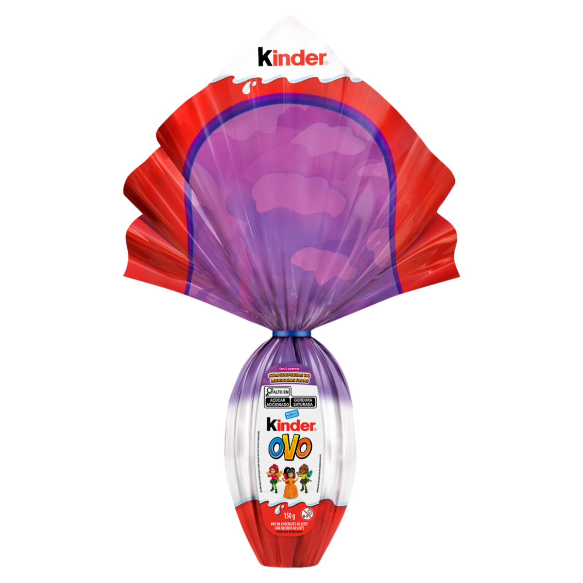 OVO DE PASCOA KINDER MENINA 150G