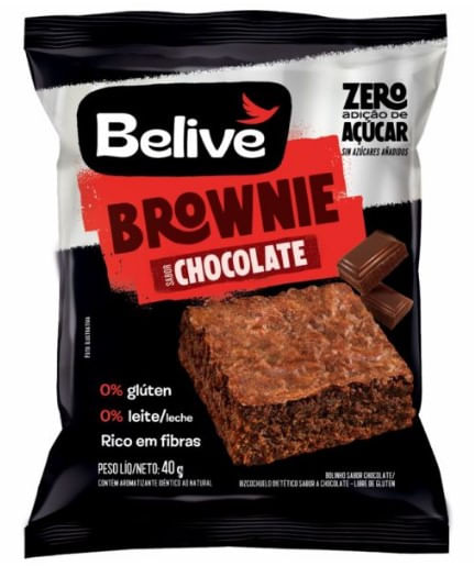 BROWNIE BELIVE CHOCOLATE 40G