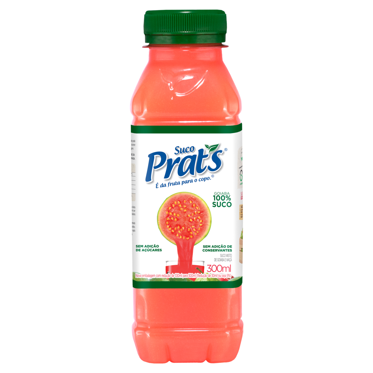 SUCO MISTO GOIABA E MACA PET 300 ML