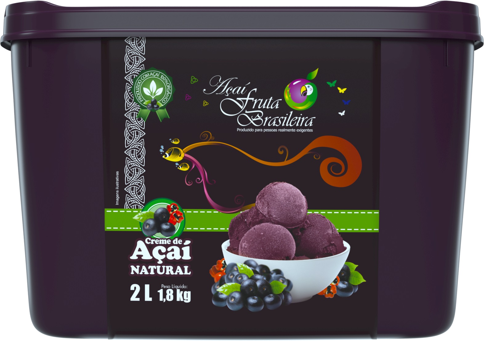 ACAI NATURAL FRUTA 2 LTS