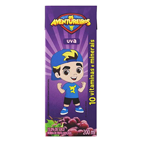 AVENTUREIROS BEBIDA DE UVA 200ML