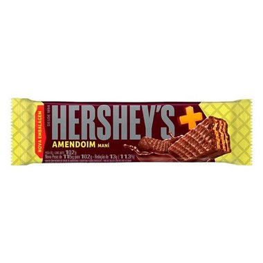 BISC WAFER HERSHEYS AMENDOIM 102GR 48UN HERSHEYS .
