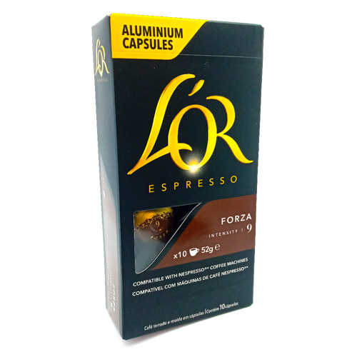 CAFE LOR CAP ESPRESSO 10UN 52G FORZA 9